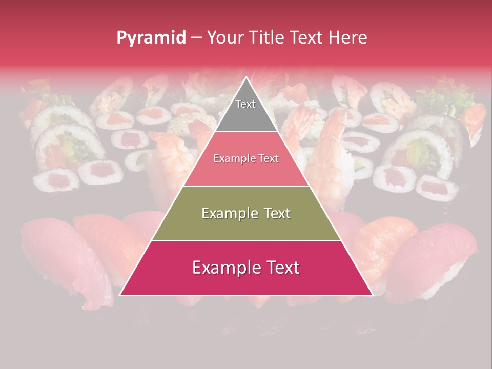 Oriental Culture Salmon PowerPoint Template