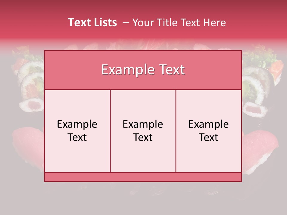 Oriental Culture Salmon PowerPoint Template