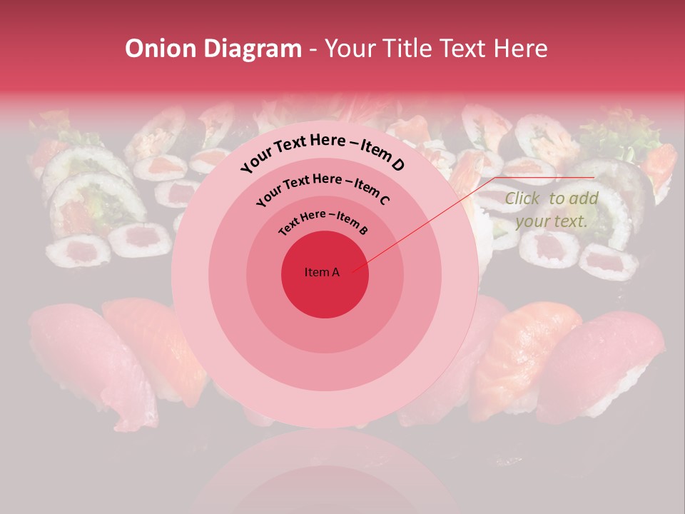 Oriental Culture Salmon PowerPoint Template