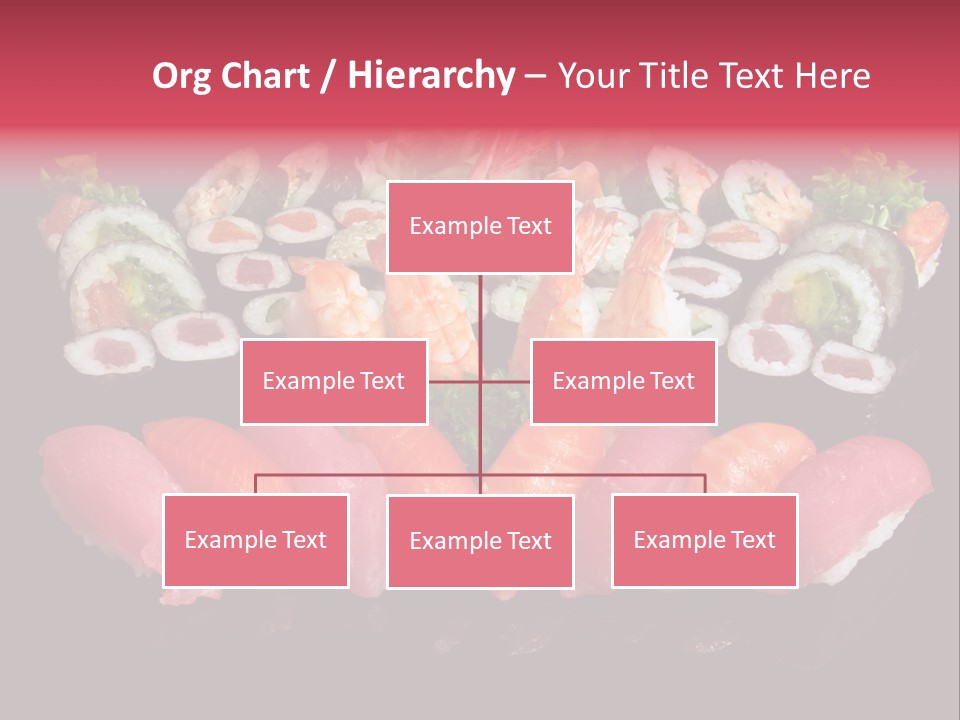 Oriental Culture Salmon PowerPoint Template