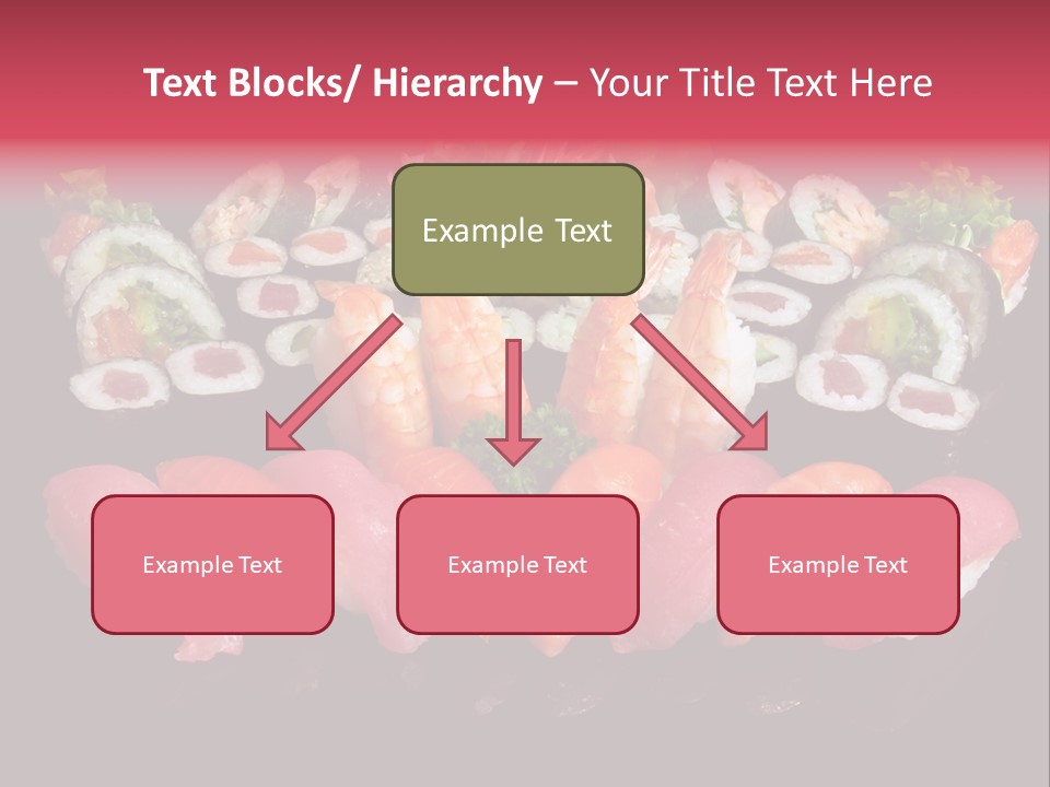 Oriental Culture Salmon PowerPoint Template