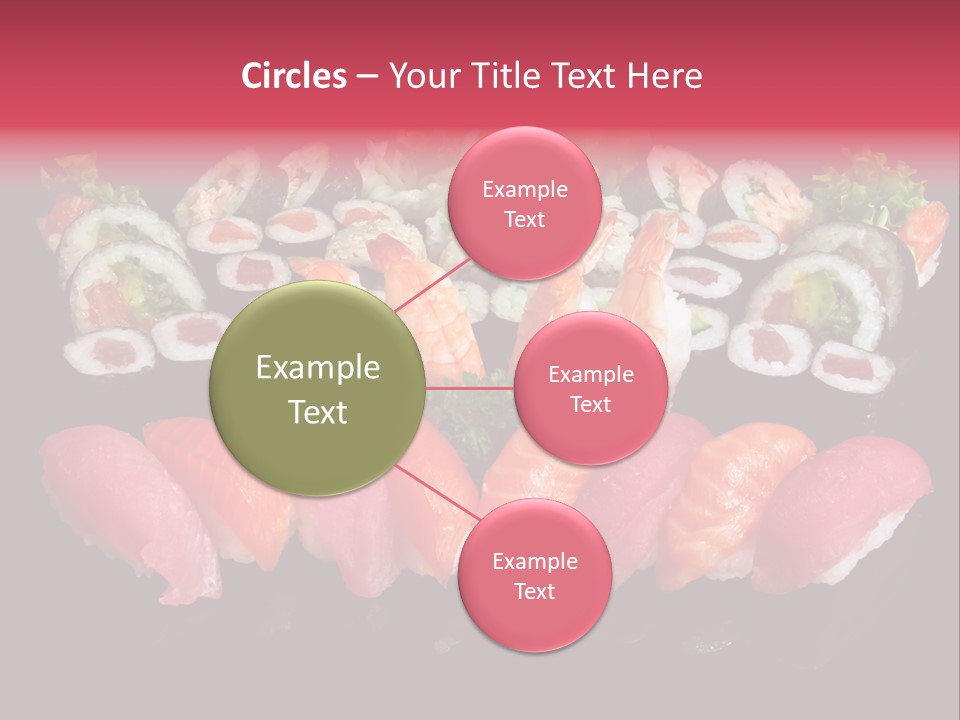 Oriental Culture Salmon PowerPoint Template