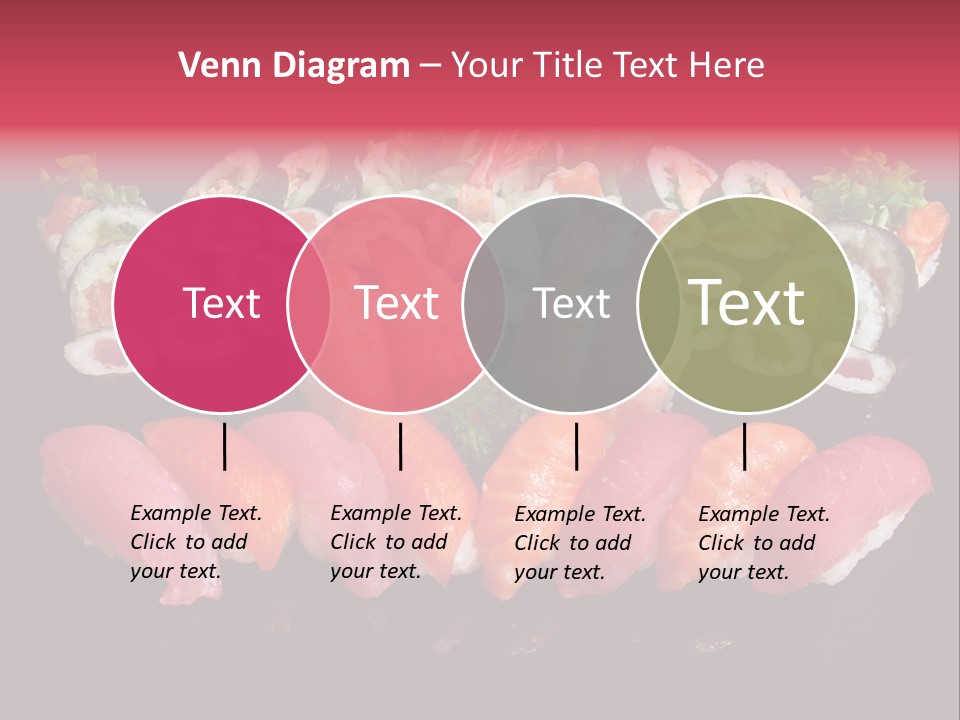 Oriental Culture Salmon PowerPoint Template