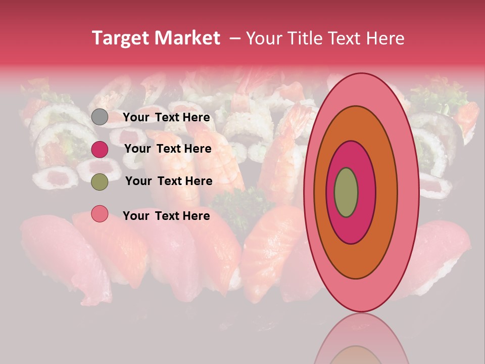 Oriental Culture Salmon PowerPoint Template