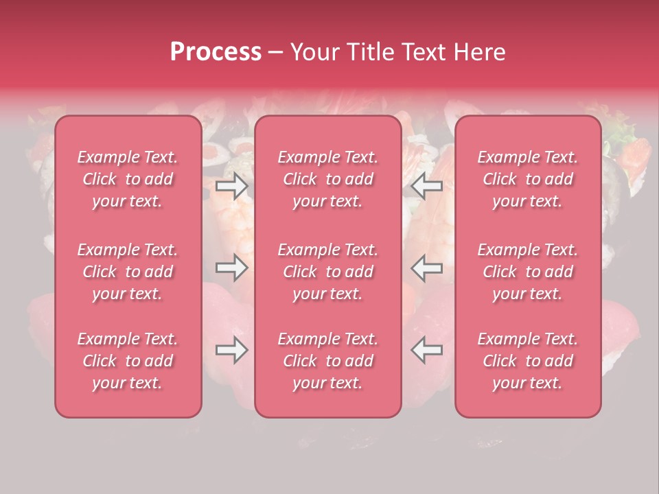 Oriental Culture Salmon PowerPoint Template