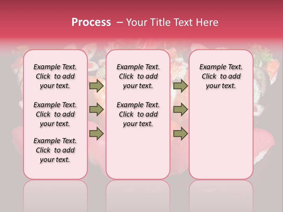 Oriental Culture Salmon PowerPoint Template