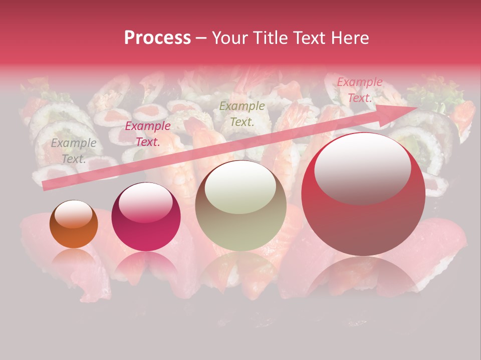 Oriental Culture Salmon PowerPoint Template