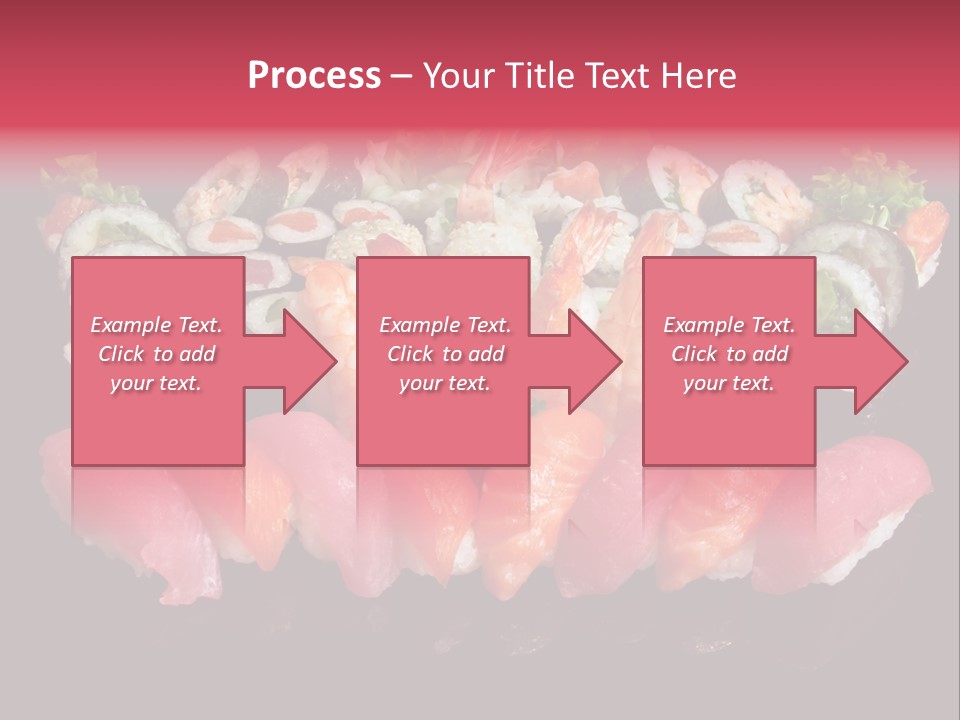 Oriental Culture Salmon PowerPoint Template