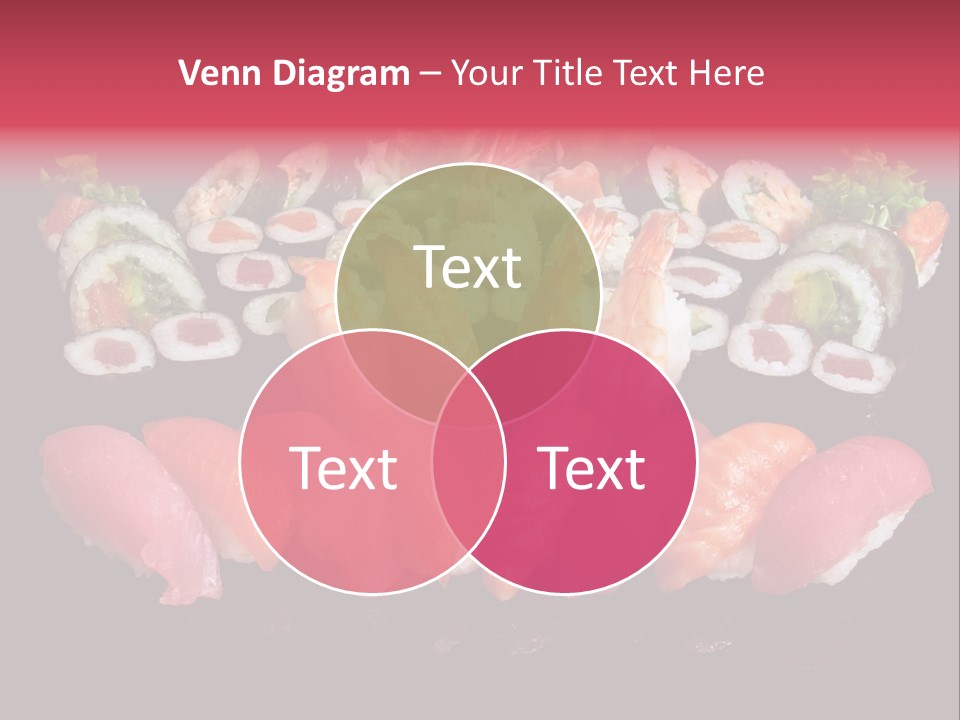 Oriental Culture Salmon PowerPoint Template