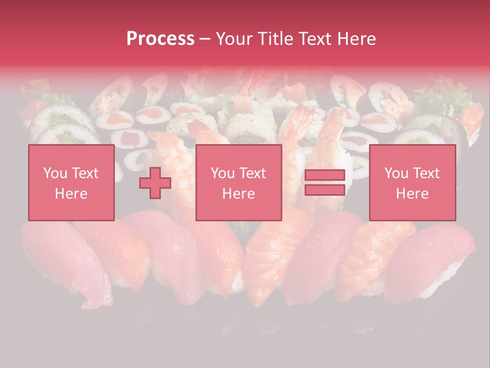 Oriental Culture Salmon PowerPoint Template