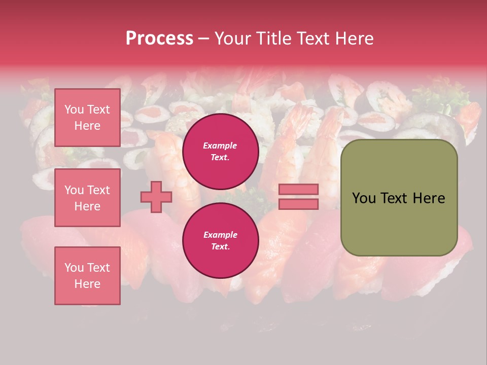 Oriental Culture Salmon PowerPoint Template