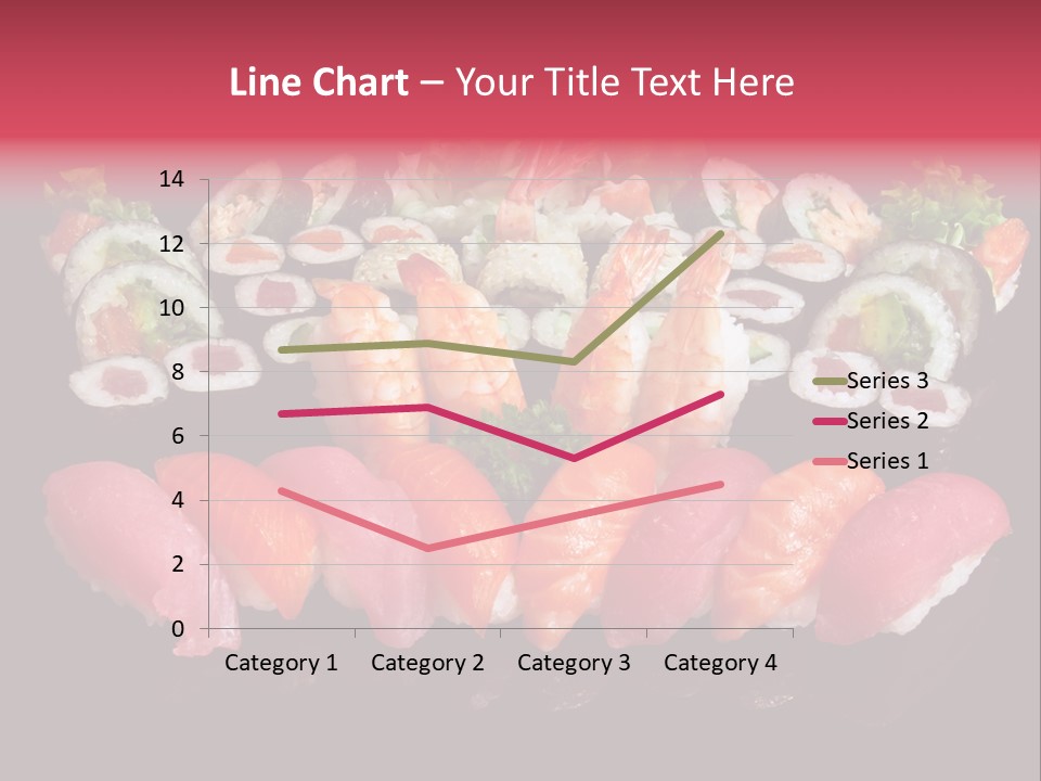Oriental Culture Salmon PowerPoint Template