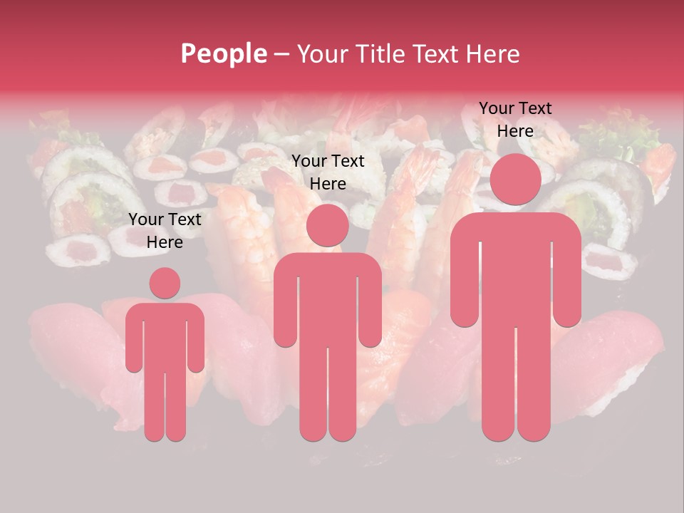 Oriental Culture Salmon PowerPoint Template