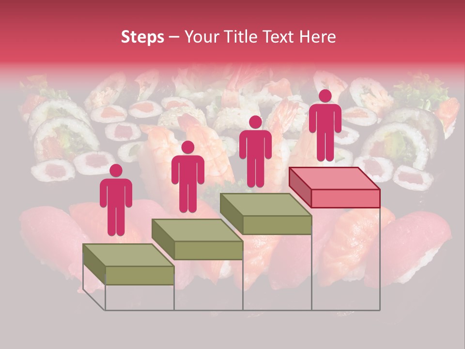 Oriental Culture Salmon PowerPoint Template