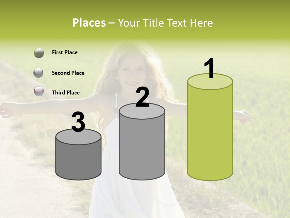 Pretty Curly Beauty PowerPoint Template