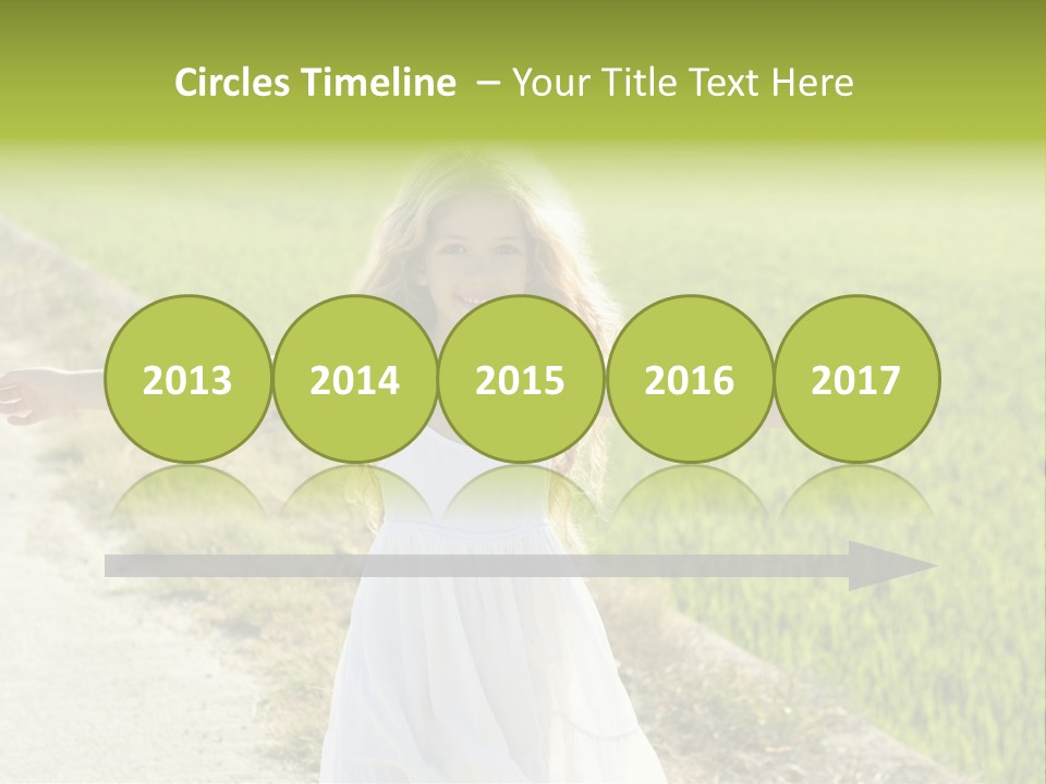 Pretty Curly Beauty PowerPoint Template