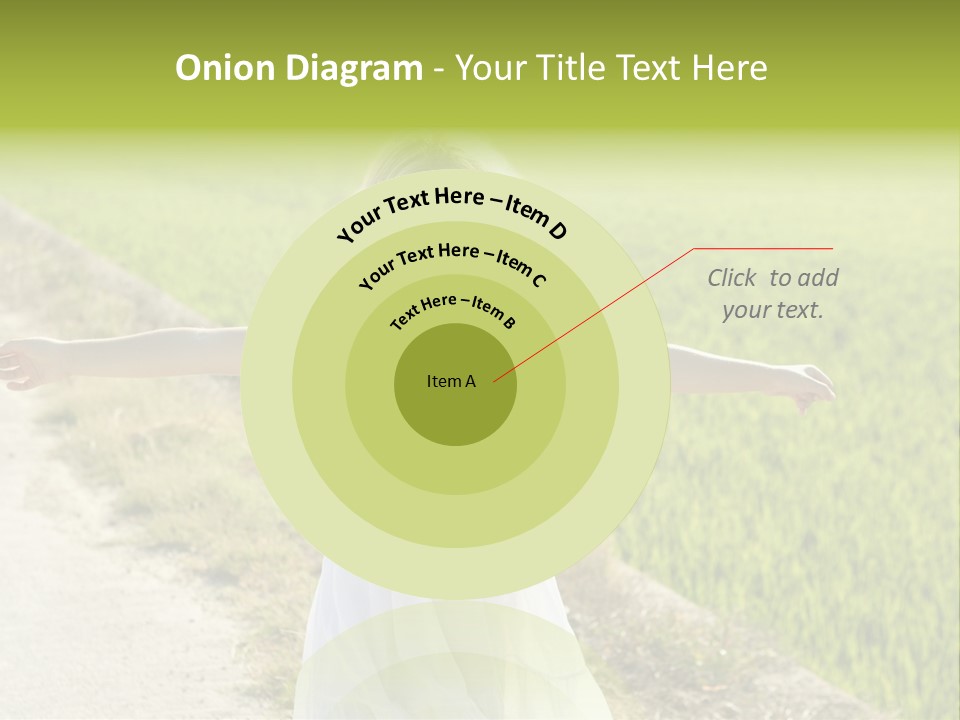 Pretty Curly Beauty PowerPoint Template