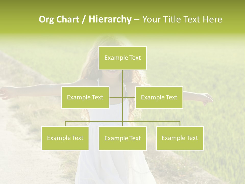 Pretty Curly Beauty PowerPoint Template