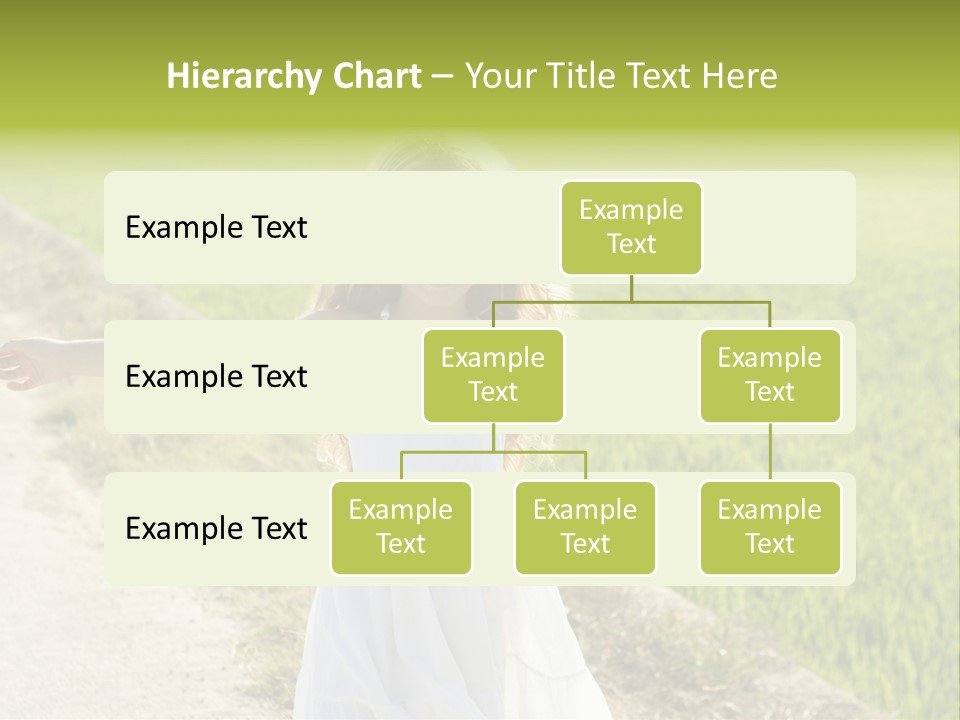 Pretty Curly Beauty PowerPoint Template