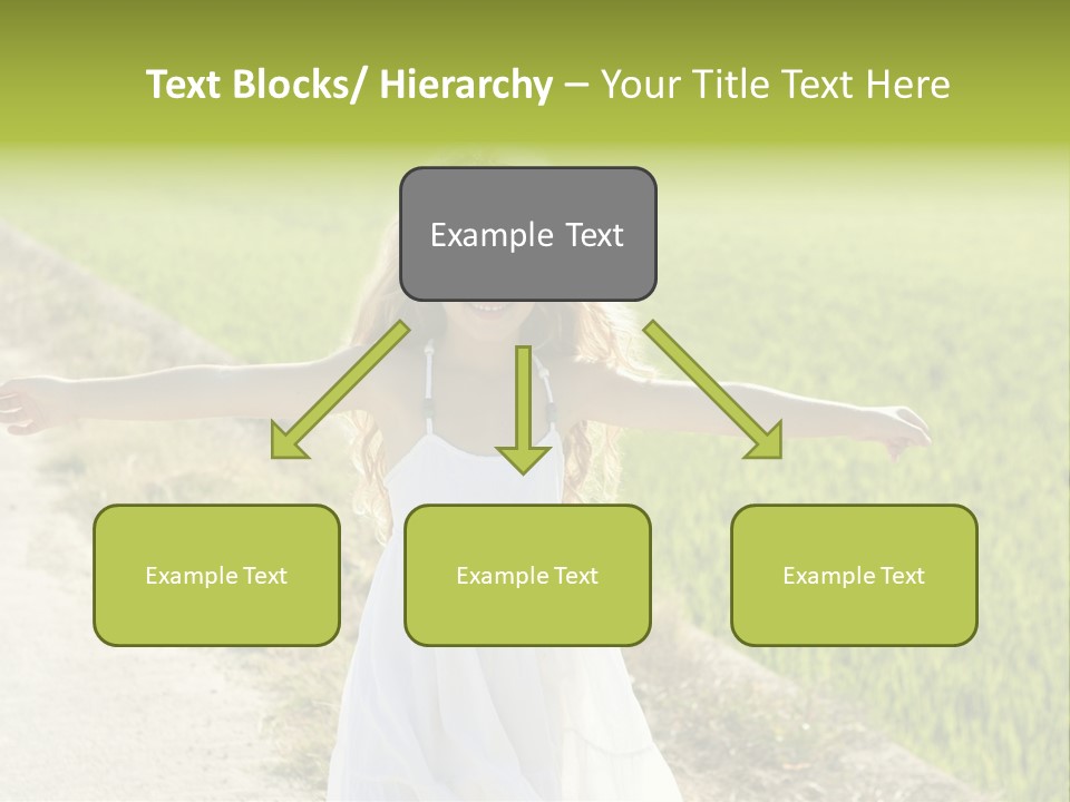 Pretty Curly Beauty PowerPoint Template