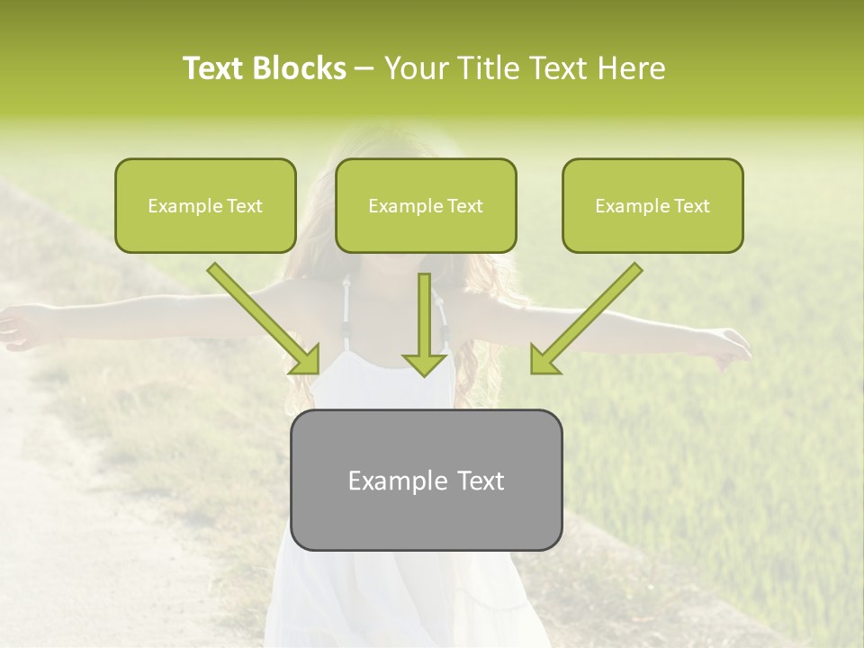 Pretty Curly Beauty PowerPoint Template