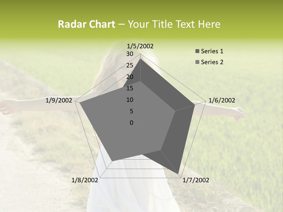 Pretty Curly Beauty PowerPoint Template