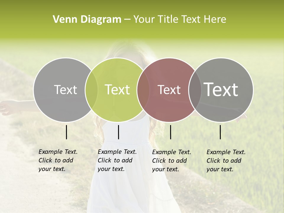 Pretty Curly Beauty PowerPoint Template