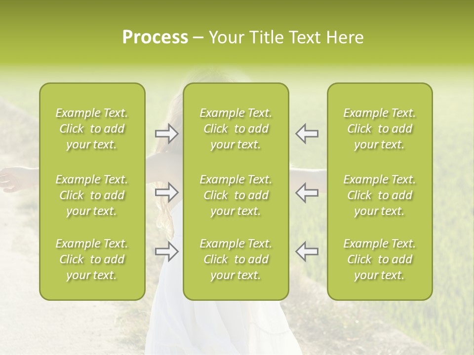 Pretty Curly Beauty PowerPoint Template