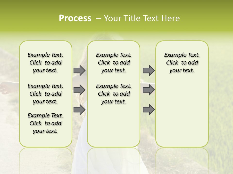 Pretty Curly Beauty PowerPoint Template