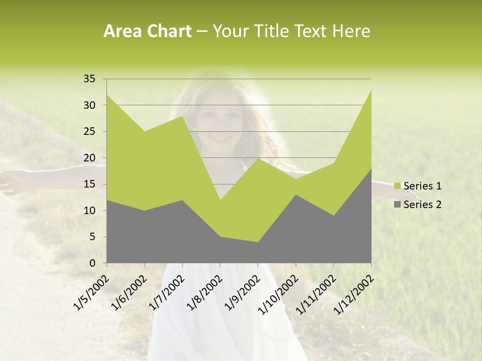 Pretty Curly Beauty PowerPoint Template