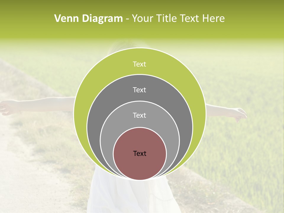 Pretty Curly Beauty PowerPoint Template