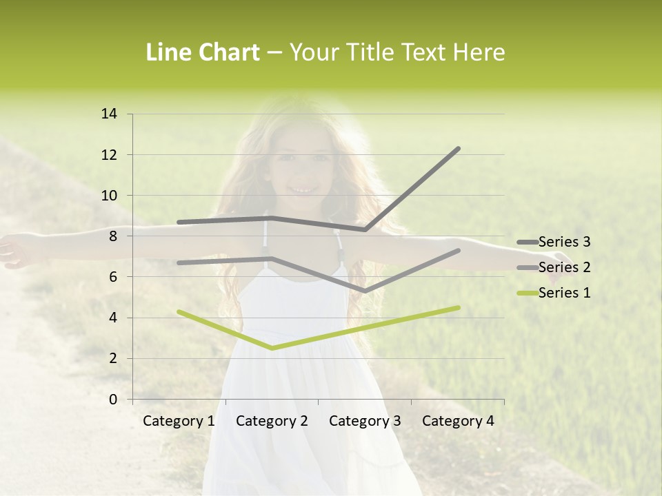 Pretty Curly Beauty PowerPoint Template