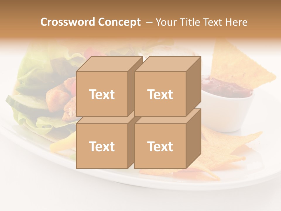 White Brown Roast PowerPoint Template