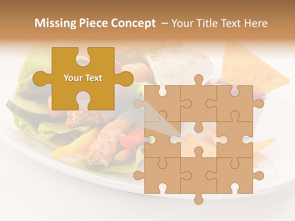 White Brown Roast PowerPoint Template