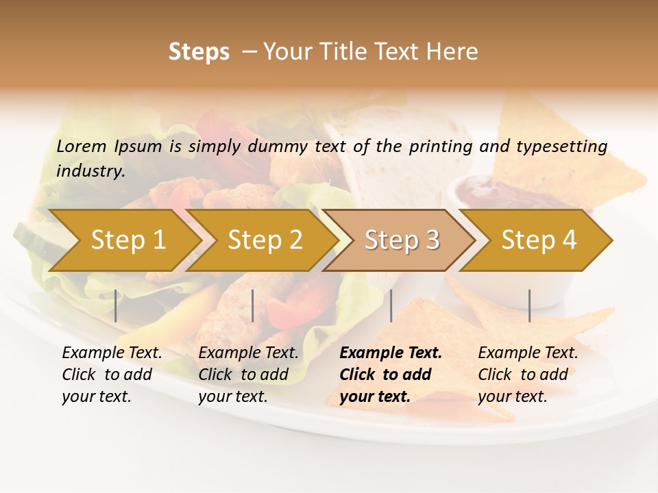 White Brown Roast PowerPoint Template