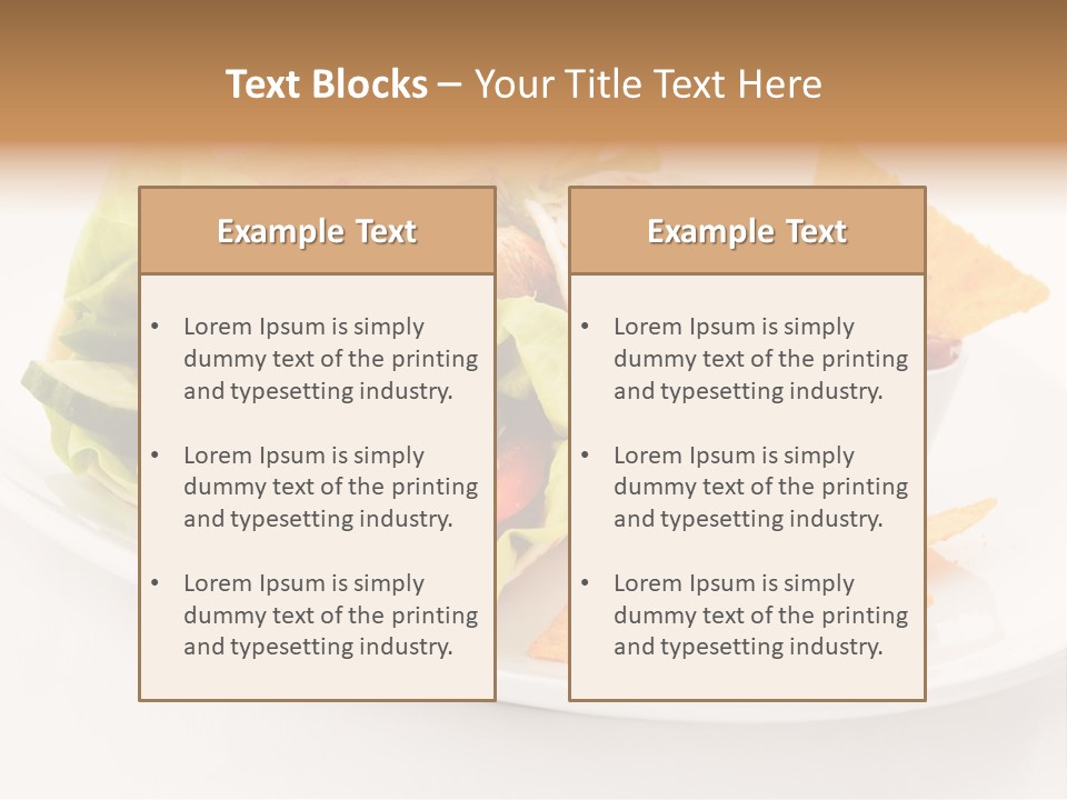 White Brown Roast PowerPoint Template