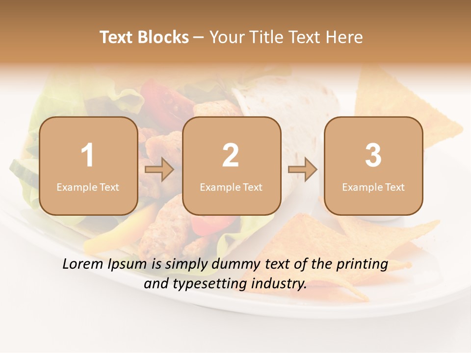 White Brown Roast PowerPoint Template