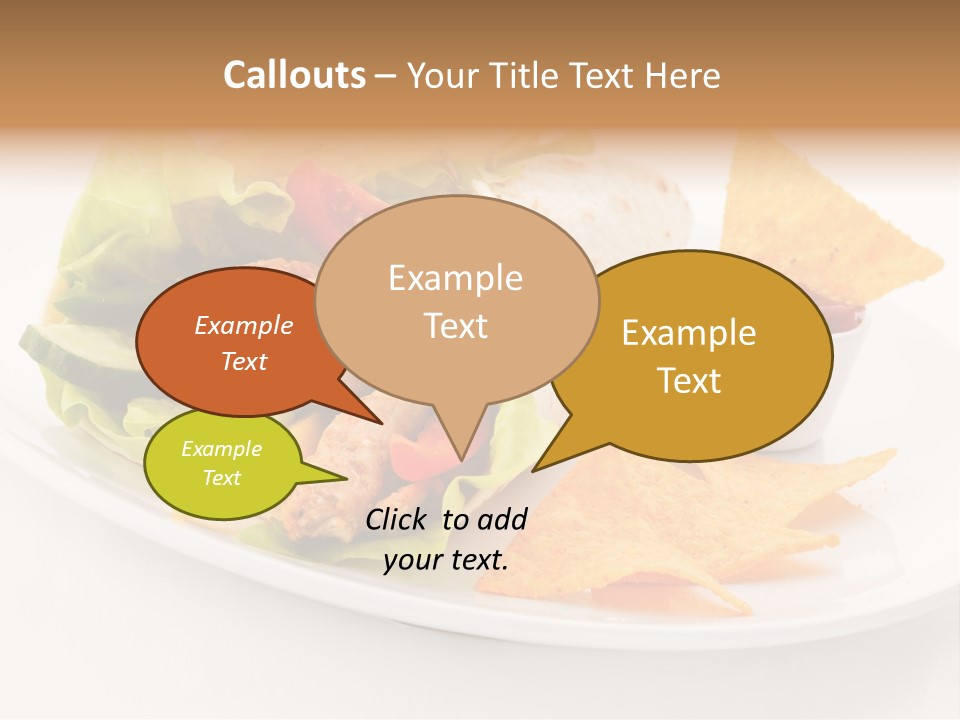 White Brown Roast PowerPoint Template