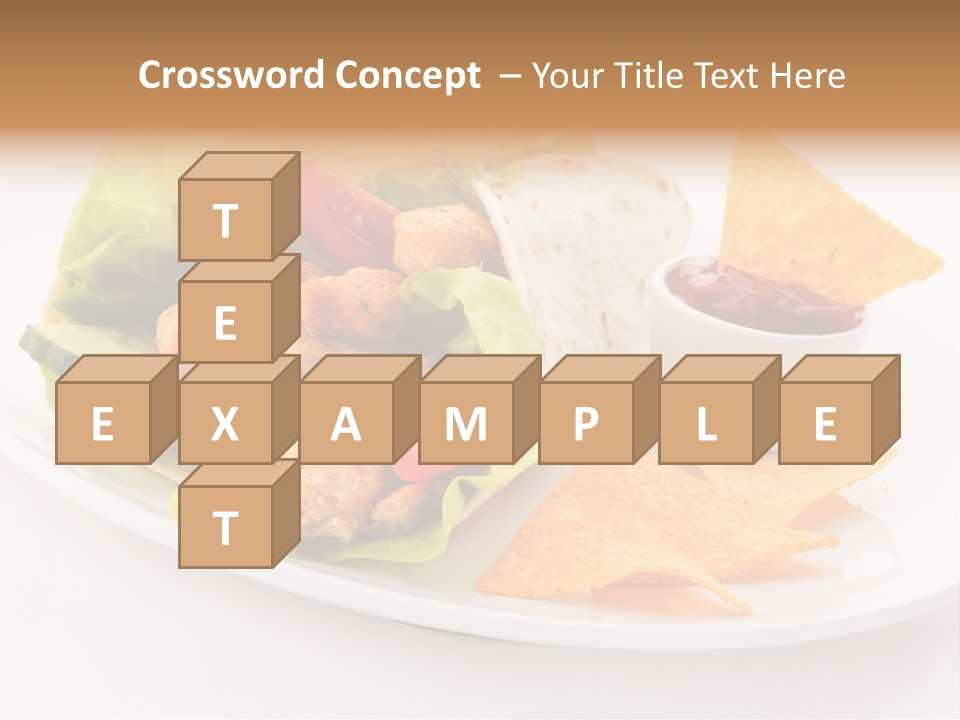 White Brown Roast PowerPoint Template