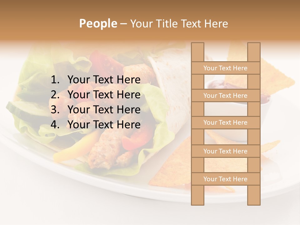 White Brown Roast PowerPoint Template