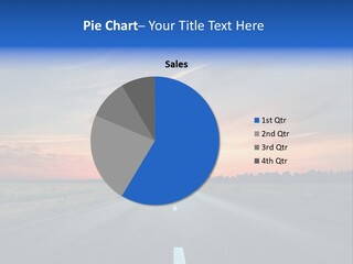 Sun Landscape Nowhere PowerPoint Template