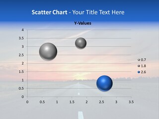 Sun Landscape Nowhere PowerPoint Template