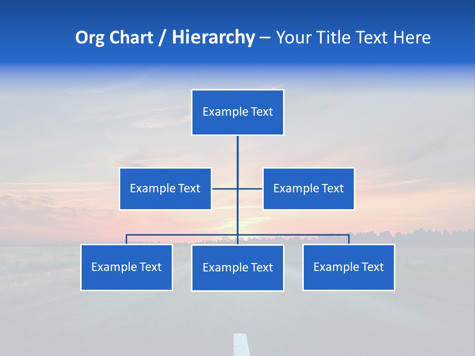 Sun Landscape Nowhere PowerPoint Template