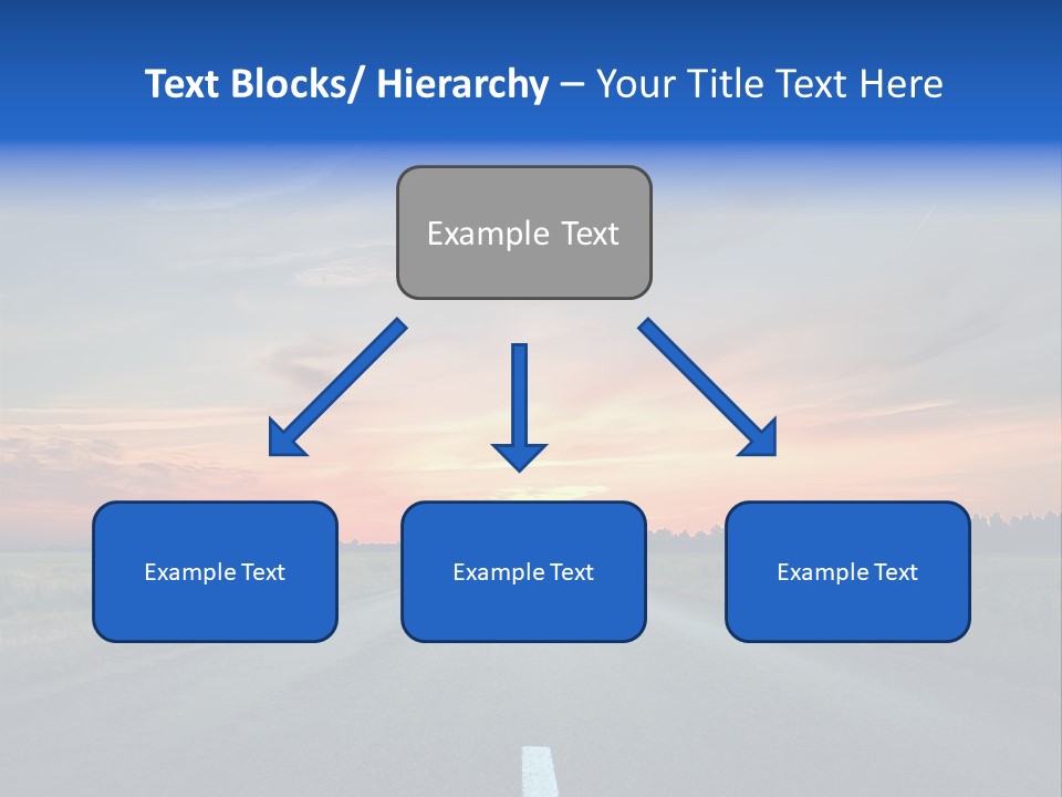 Sun Landscape Nowhere PowerPoint Template