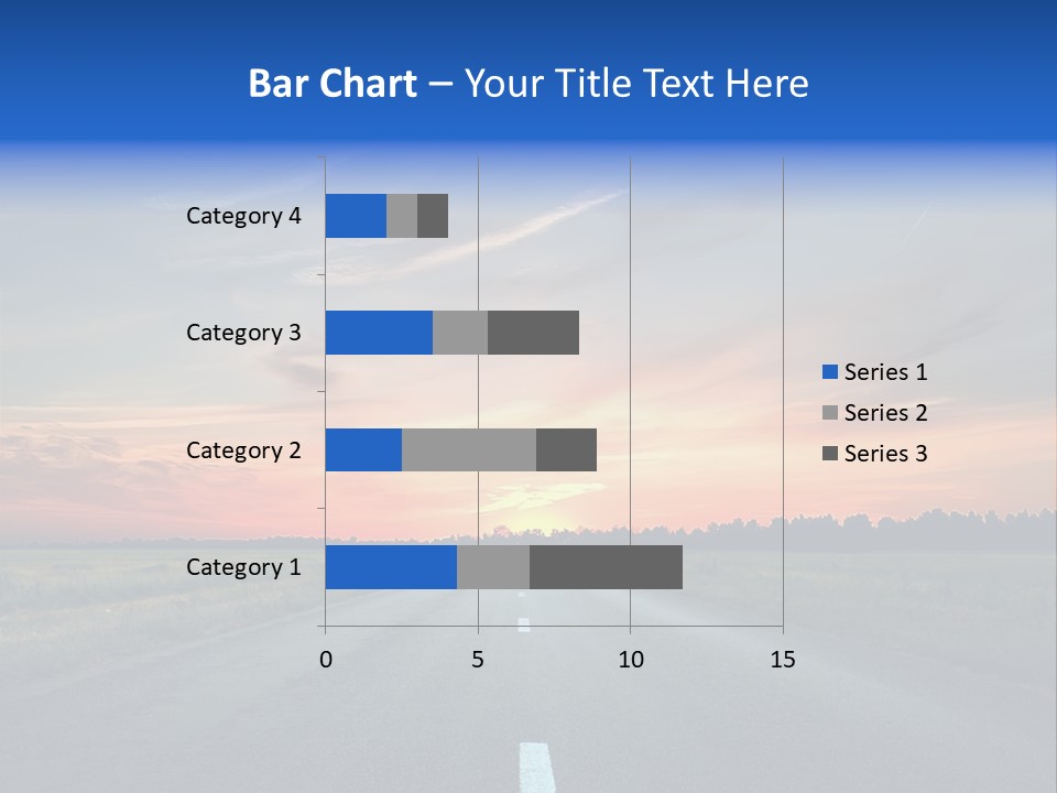 Sun Landscape Nowhere PowerPoint Template