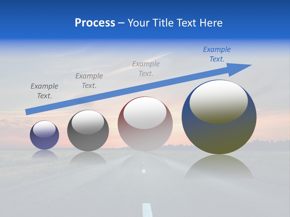Sun Landscape Nowhere PowerPoint Template