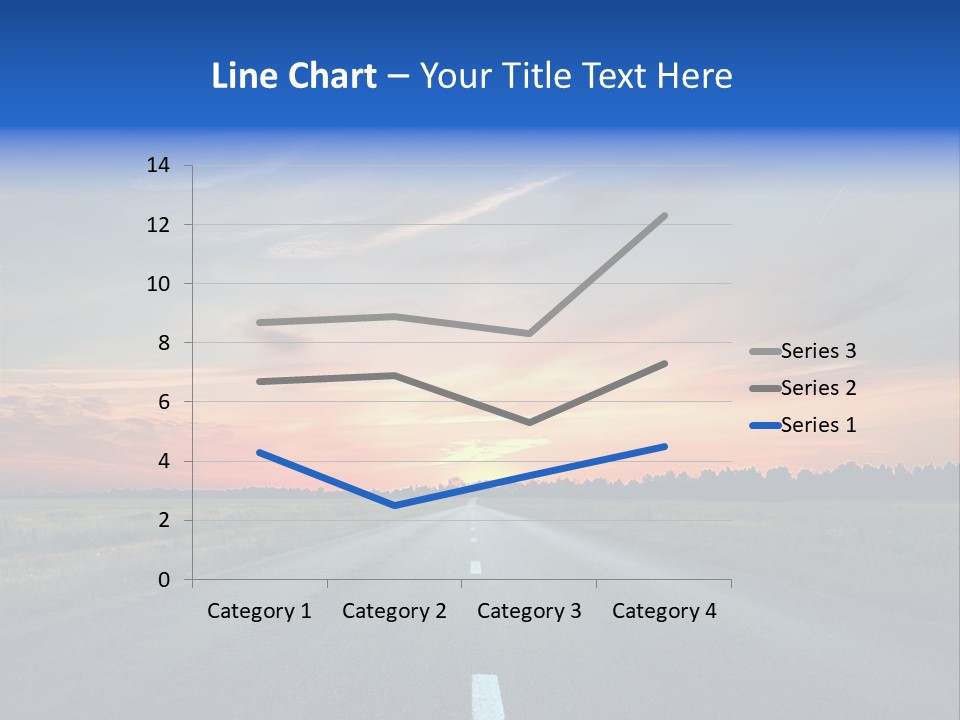 Sun Landscape Nowhere PowerPoint Template