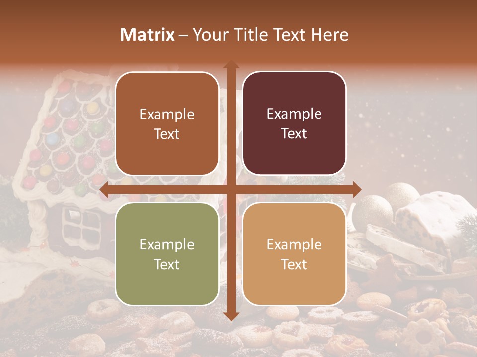 Winter Childhood Dark PowerPoint Template