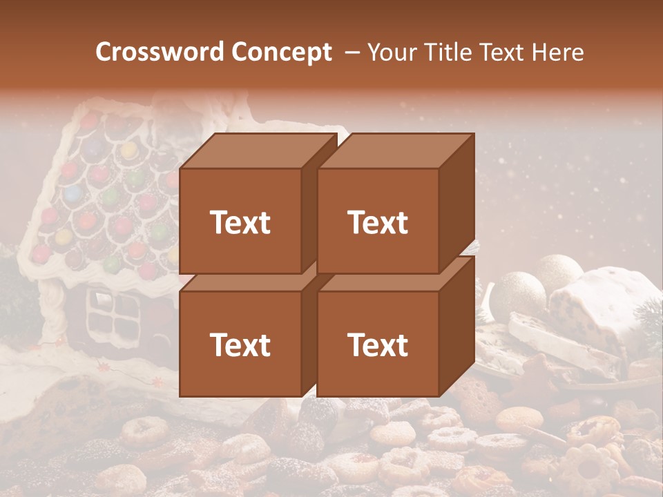 Winter Childhood Dark PowerPoint Template