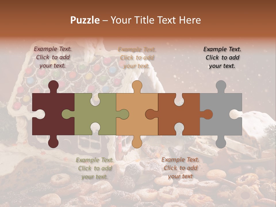 Winter Childhood Dark PowerPoint Template